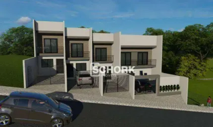 Sobrado com 3 dormitórios à venda, 134 m² por R$ 595.000,00 - Fortaleza - Blumenau/SC