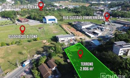 Terreno à venda, 2806 m² por R$ 1.600.000,00 - Itoupava Central - Blumenau/SC