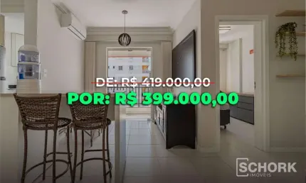 Apartamento com 2 dormitórios à venda, 54 m² por R$ 399.000,00 - Escola Agrícola - Blumenau/SC