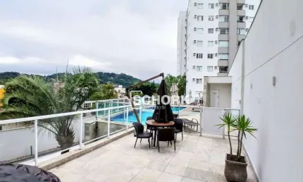 Apartamento com 3 dormitórios para alugar, 94 m² por R$ 3.909,00/mês - Velha - Blumenau/SC