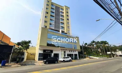 Apartamento com 2 dormitórios para alugar, 78 m² por R$ 2.294,95/mês - Velha - Blumenau/SC
