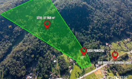 Sítio à venda, 47968 m² por R$ 890.000,00 - Fidélis - Blumenau/SC