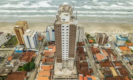 Apartamento à venda em mongaguá, centro, com 2 quartos, com 76.37 m²