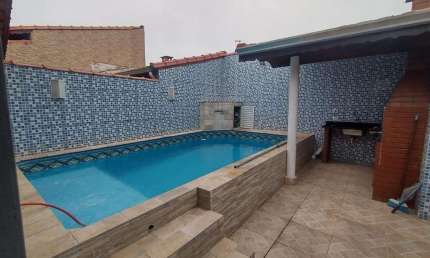 Casa à venda em Mongaguá, Plataforma I, com 1 suíte, com 77.68 m²