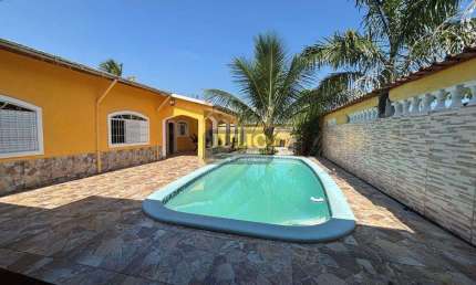 Casa à venda em Mongaguá, Agenor de Campos - Oportunidade Imperdível com 02 dormitórios e piscina!