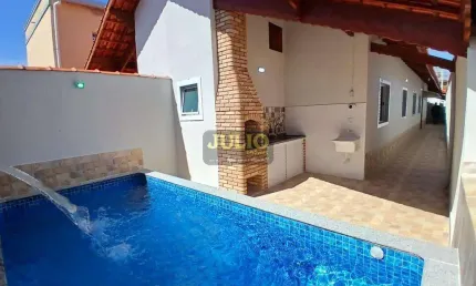 Casa à venda em Mongaguá, Vera Cruz, com 3 quartos, com 94.57 m²