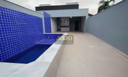 Casa à venda em Itanhaém, Baln Bopiranga, com 3 quartos, com 86.8 m²