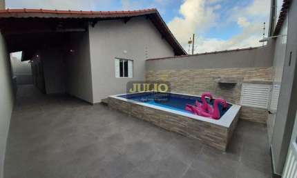 Venha morar em uma casa nova, com excelente localização e lazer completo para toda a família em Mongaguá