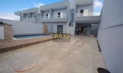 Sobrado à venda em Itanhaém, Cibratel II, com 3 quartos, com 110.9 m²