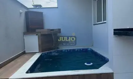 Sobrado à venda em Mongaguá, Vila Atlântica, com 2 suítes, com 67 m², Residencial Capadócia