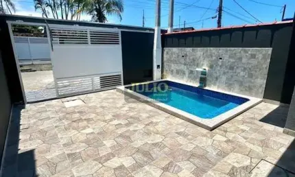 Casa à venda em mongaguá, agenor de campos, com 2 quartos, com 0 m²