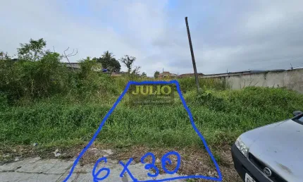 Terreno à venda no balneário itaguaí, mongaguá , 180 m2 por r$ 80.000