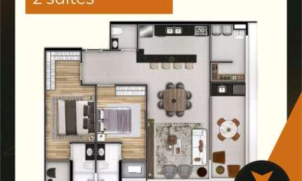 Apartamento com 2 quartos à venda em Jardim Ana Maria - SP