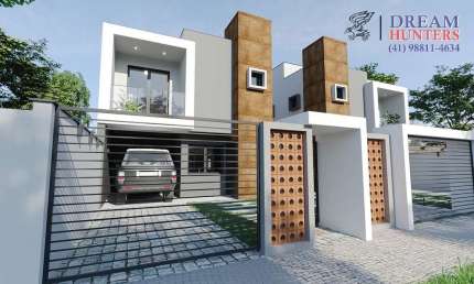 Casa em condomínio fechado com 3 quartos à venda na Rua Mato Grosso, 1536, Portão, Curitiba, 123 m2 por R$ 757.599