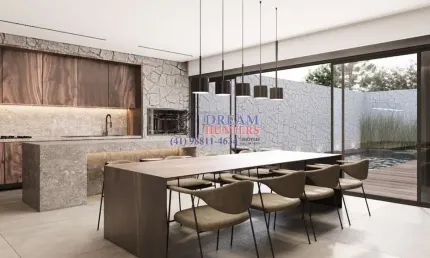Casa em condomínio fechado com 3 quartos à venda na Avenida Cândido Hartmann, 3363, Santo Inácio, Curitiba, 257 m2 por R$ 3.068.000