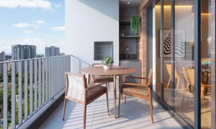 Apartamento com 2 quartos à venda na Rua da Bandeira, 543, Cabral, Curitiba, 68 m2 por R$ 979.000