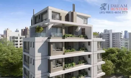 Apartamento com 3 quartos à venda na avenida senador souza naves, 1849, cristo rei, curitiba, 130 m2 por r$ 1.591.000