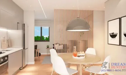 Apartamento com 2 quartos à venda na rua brigadeiro arthur carlos peralta, 258, boa vista, curitiba, 61 m2 por r$ 559.900