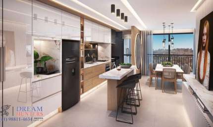 Apartamento com 3 quartos à venda na Avenida Presidente Affonso Camargo, 1777, Cristo Rei, Curitiba, 77 m2 por R$ 839.800