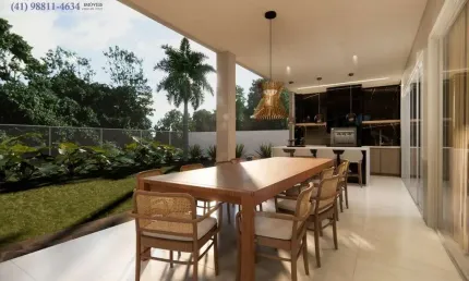 Casa em condomínio fechado com 4 quartos à venda na Rua Acelino Grande, 732, Santa Felicidade, Curitiba, 300 m2 por R$ 3.790.000