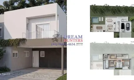 Casa em condomínio fechado com 3 quartos à venda na Rua Jeremias Maciel Perretto, 500, Ecoville, Curitiba, 209 m2 por R$ 2.659.000