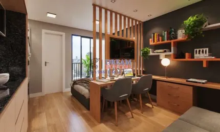 Apartamento com 1 quarto à venda na Rua Nicarágua, 1183, Bacacheri, Curitiba, 54 m2 por R$ 369.000