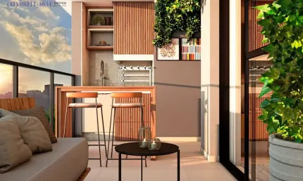 Cobertura com 2 quartos à venda na rua josé cadilhe, 1060, água verde, curitiba, 71 m2 por r$ 731.000