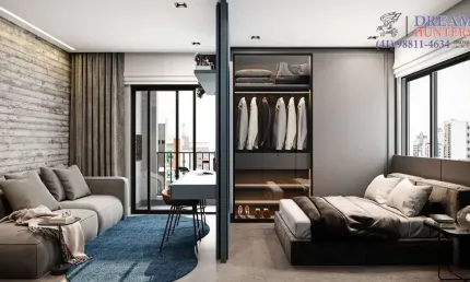 Apartamento com 1 quarto à venda na avenida república argentina, 1793, água verde, curitiba, 22 m2 por r$ 322.900