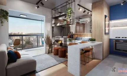 Apartamento com 1 quarto à venda na Rua Brigadeiro Franco, 927, Mercês, Curitiba, 32 m2 por R$ 426.000