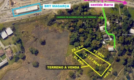 TERRENO COM 2178 m² EM GUARATIBA CAMINHOS PARA A PRAIA
