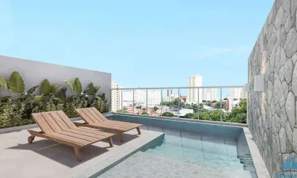 Apartamentos Sala Quarto no NP 38 Joama – 37m² com Lazer Completo