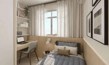 Apartamentos de 2 quartos no np 38 joama – 60 a 66m², lazer completo em santa rosa