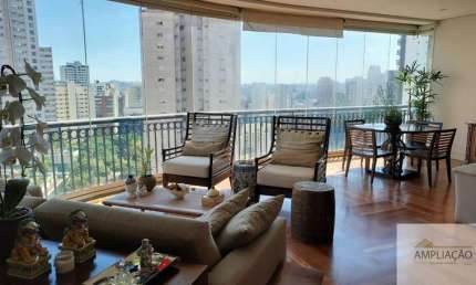 Cobertura Duplex, Mobiliada, 4 suítes 3 vagas piscina churrasqueira, Morumbi