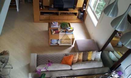 Loft Mobiliado 2 Dormitorios 2 Suites 3 Vagas Deposito no Panamby