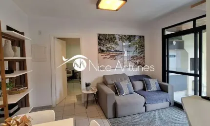 Oportunidade !! Flat na Riviera São Lourenço, 1 dormitório, varanda gourmet, piscina aquecida !