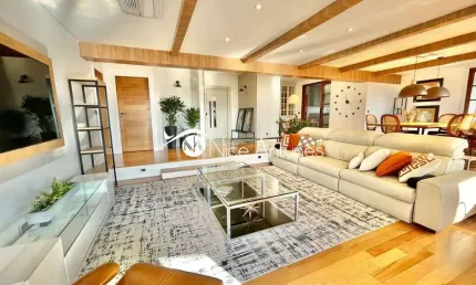 Aparamento com 290m2 com 4 suítes, 4 vagas de garagens com vista panorâmica permanente para serra.