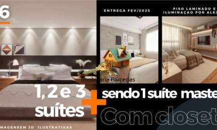 Sobrado Espetacular de 3 Dormitórios 3 Suítes com Closet Nova Jaguari !