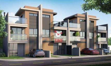 Sobrado com 3 dormitórios à venda, 112 m² por R$ 1.002.041,00 - Santa Cândida - Curitiba/PR