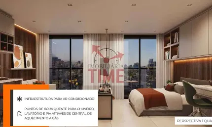 Apartamento com 1 dormitório à venda, 20 m² por r$ 250.000 - centro - curitiba/pr
