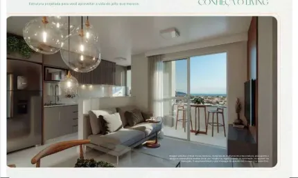 Apartamento com 2 dormitórios à venda, 51 m² por R$ 475.000 - Centro - Penha/SC