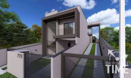 Sobrado com 3 dormitórios à venda, 110 m² por R$ 699.000,00 - Xaxim - Curitiba/PR