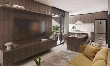 Apartamento Compacto com 1 Quarto e Vaga de Garagem no Bacacheri