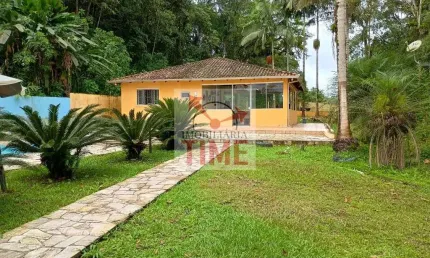 Chácara com 5 dormitórios à venda, 2.500m² por r$ 420.000 - zona rural - antonina/pr