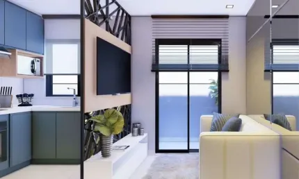 Apartamento com 1 dormitório à venda, 20 m² por R$ 220.000 - Cajuru - Curitiba/PR