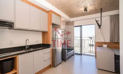 Apartamento com 1 dormitório para alugar, 27 m² por r$ 2.446,00/mês - rebouças - curitiba/pr