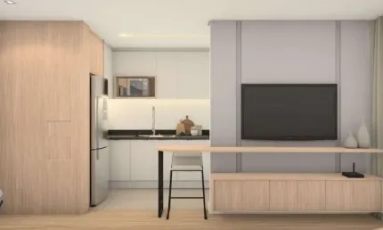 Apartamento com 2 dormitório para alugar com 60,00m² no Tingui
