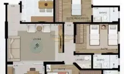 Apartamento com 2 Dormitórios ambos com Suíte à venda - Embaré - Santos/SP