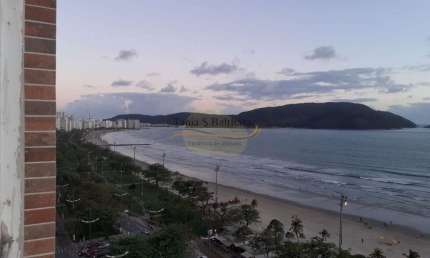 Apartamento com Vista Praia Mar de 02 Dormitórios à venda no Bairro Embaré em Santos/SP