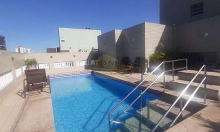 Apartamento de Frente - Prédio com Lazer - Bairro - Vila Mathias, em Santos/SP