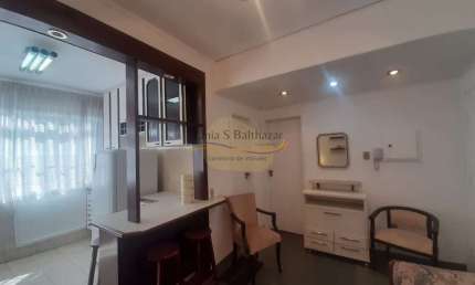 Apartamento com 1 quarto para alugar na Rua Doutor Galeão Carvalhal, Gonzaga, Santos